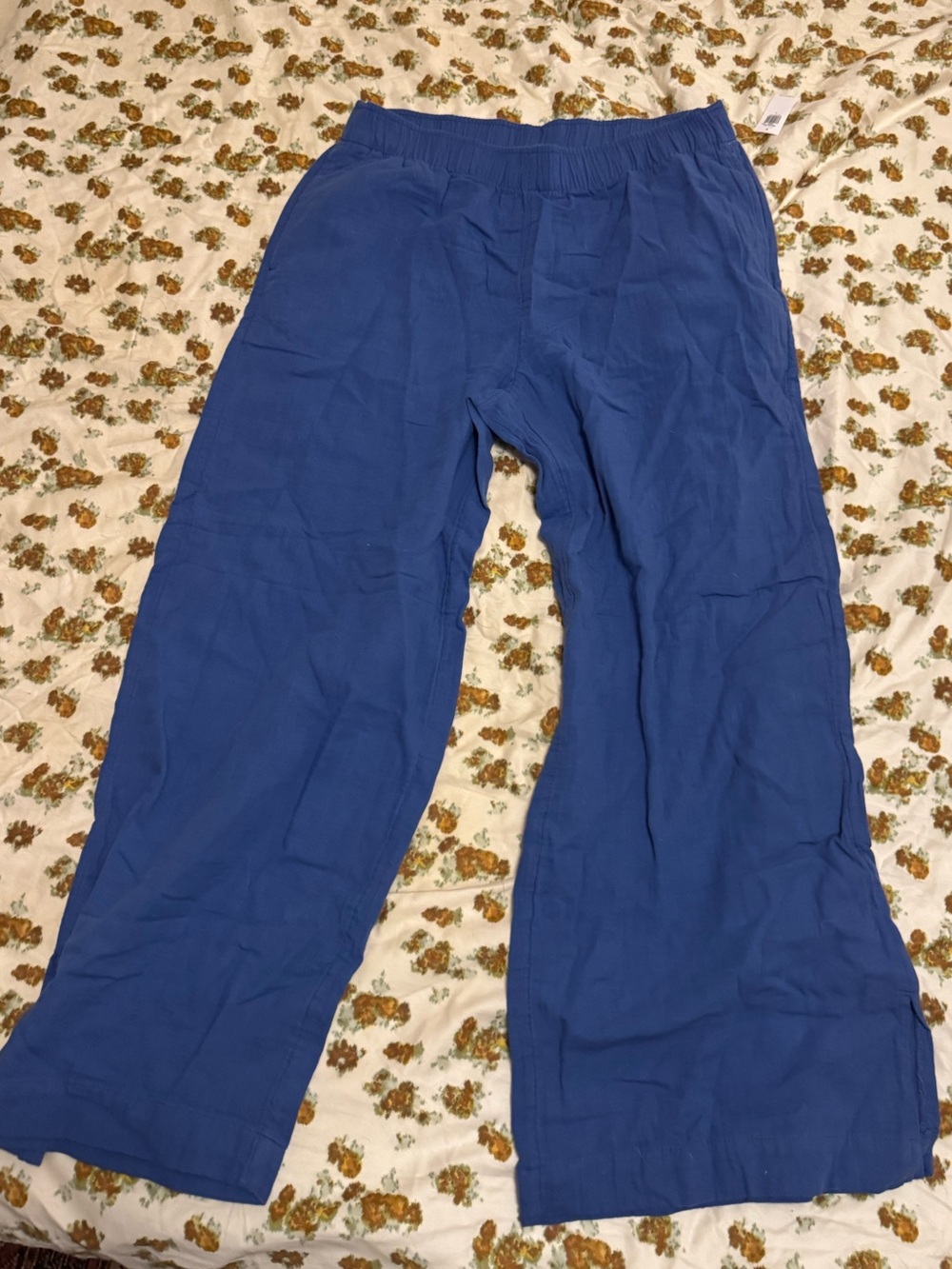 Old Navy Women’s Royal Blue Crinkle Pants